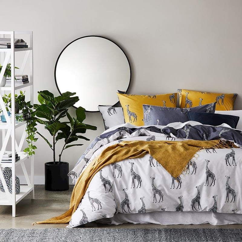 Kitoto Bedlinen Euro P/Case Navy Each