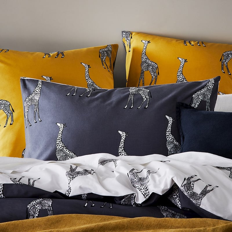 Kitoto Bedlinen Euro P/Case Navy Each