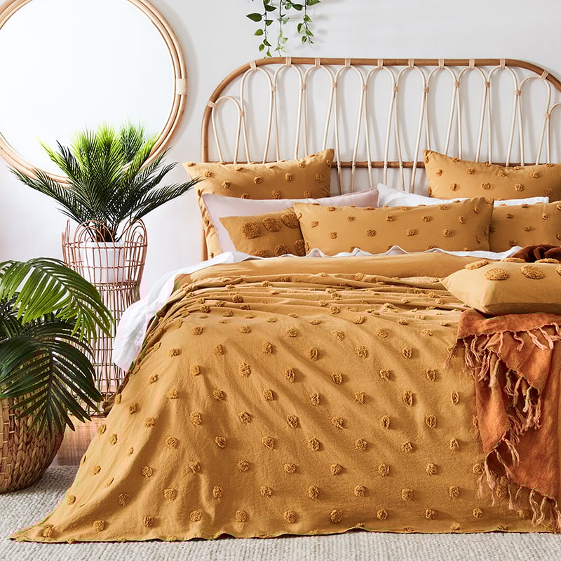 Addison Chenille Tobacco Coverlet