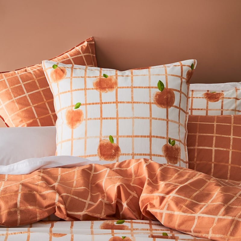 Peach Bedlinen Single Apricot QCS