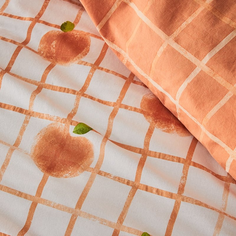 Peach Bedlinen Single Apricot QCS