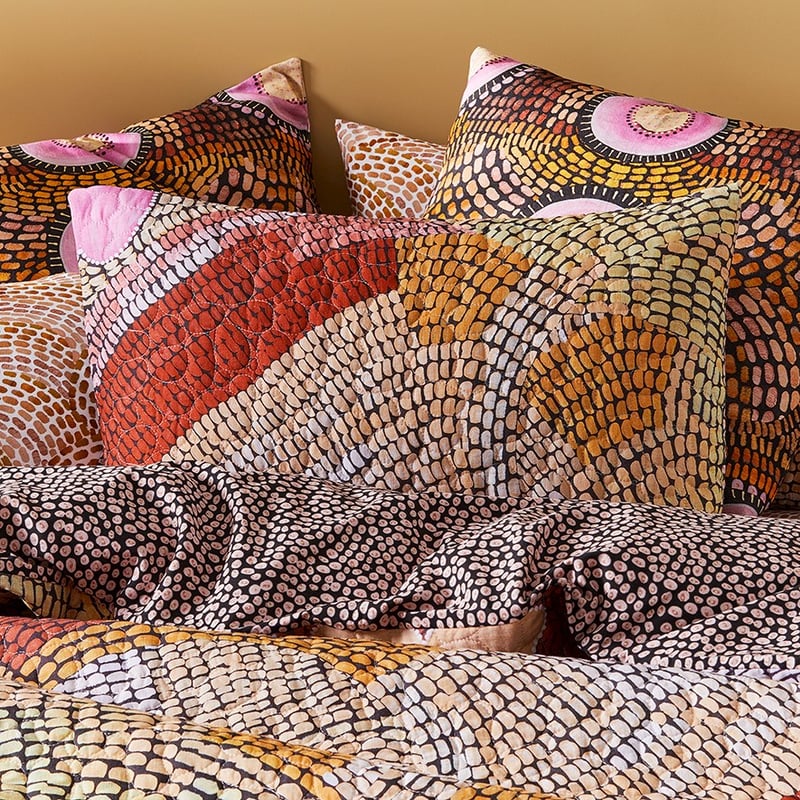 Miimi + Jiinda Lowanna Quilted Pillowcase