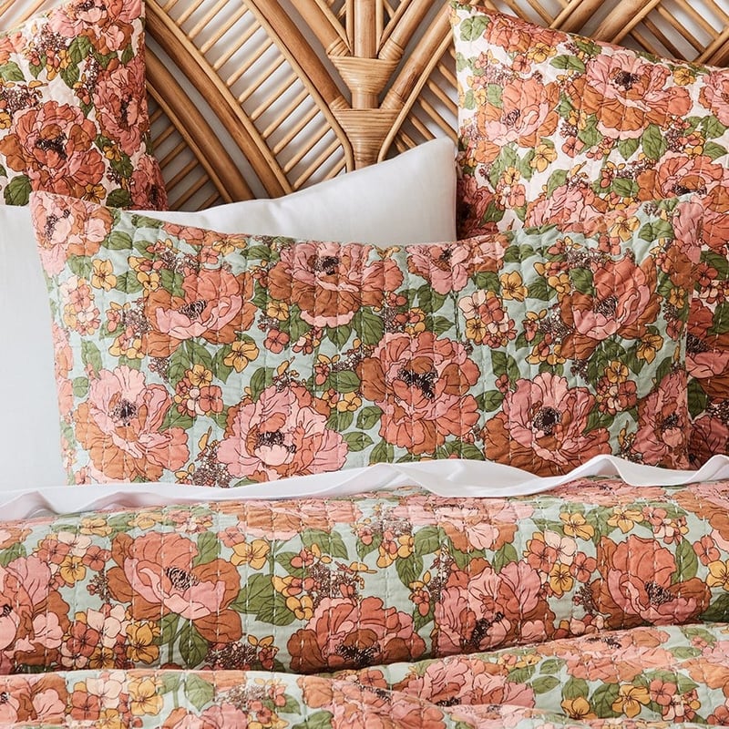 Nancy Quilted Multi Pillowcase