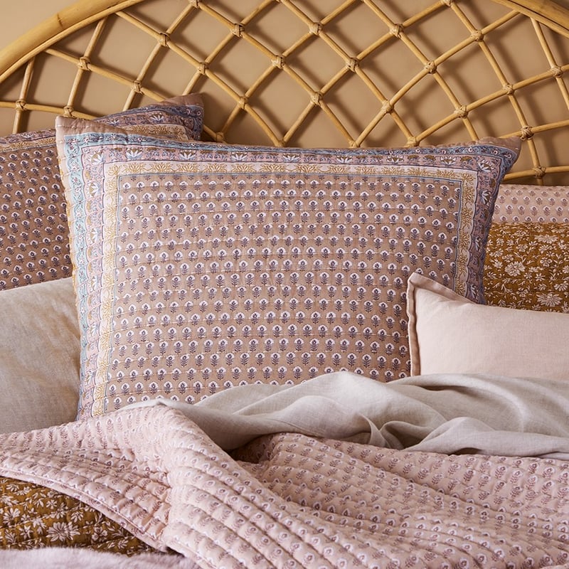 Sirocco Quilted Mustard Pillowcase