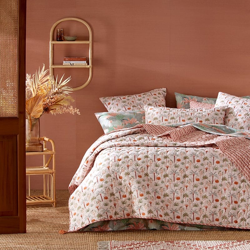 Karina Jambrak Palm Garden Quilted Pillowcase