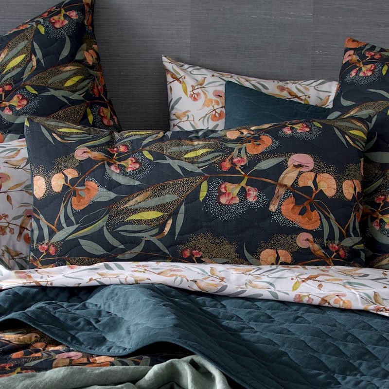 Dana Kinter Love Blooms Midnight Pillowcase