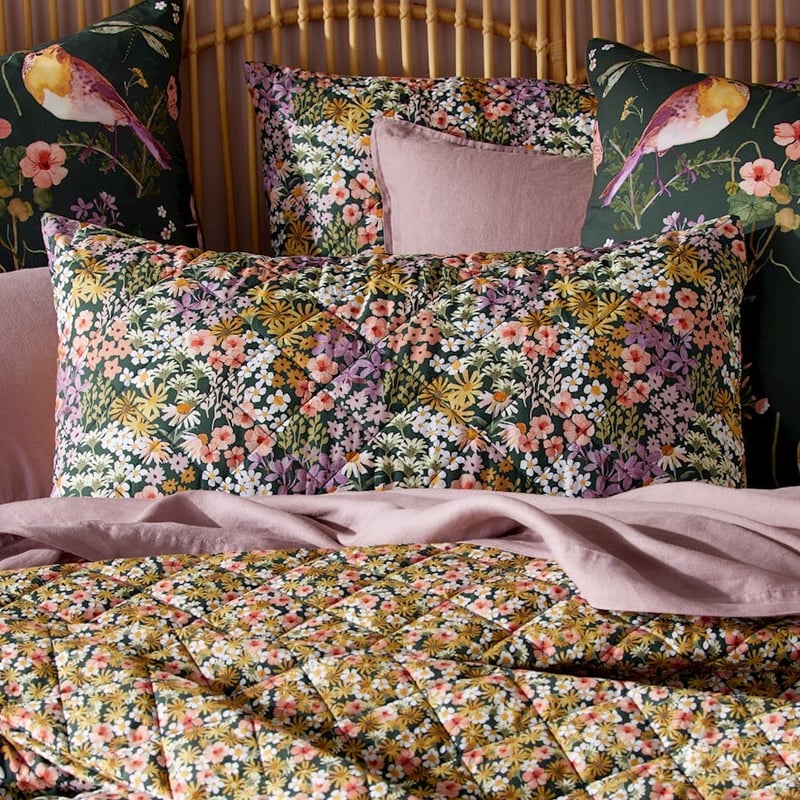 Enchanted Garden Multi Pillowcase