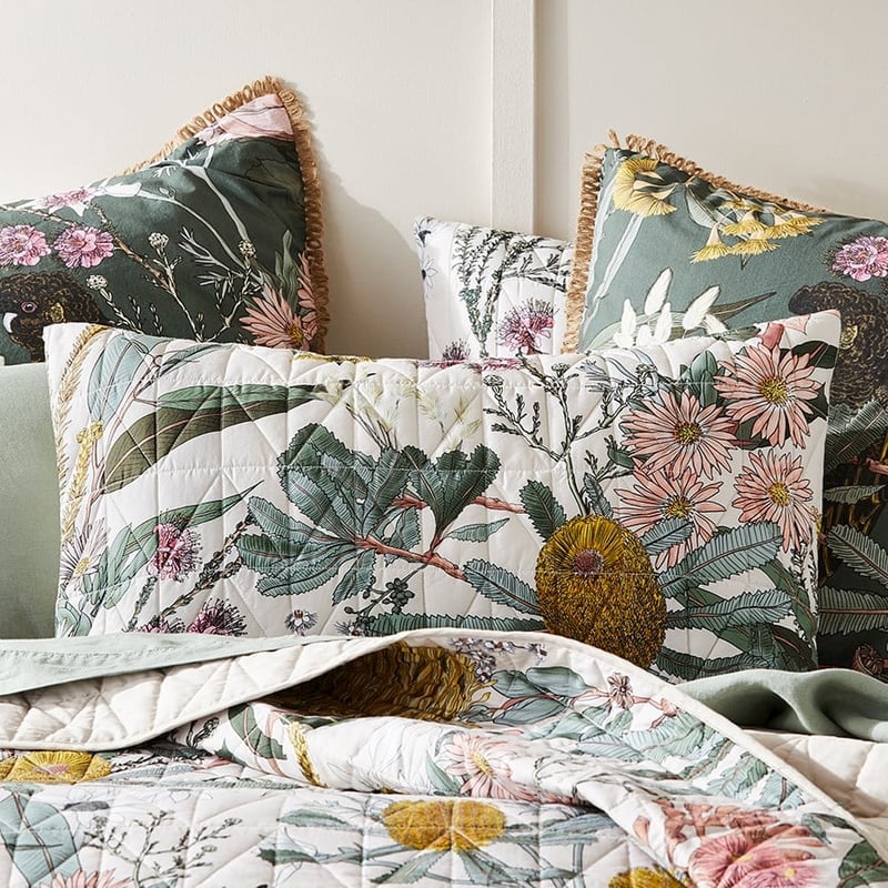 Dusk Bushlands Quilted Pillowcase