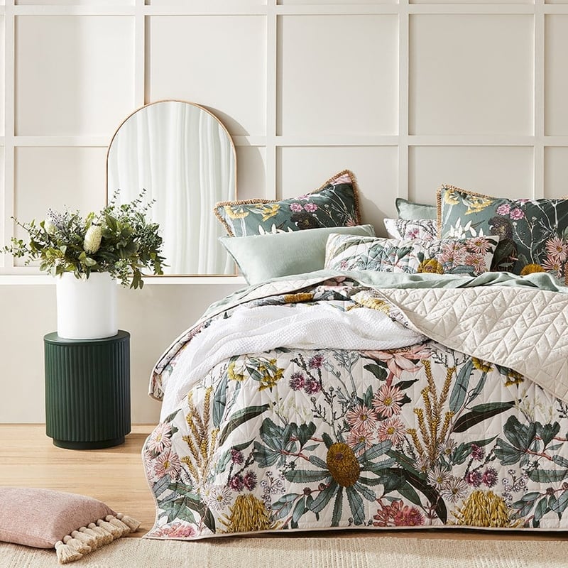 Dusk Bushlands Quilted Pillowcase