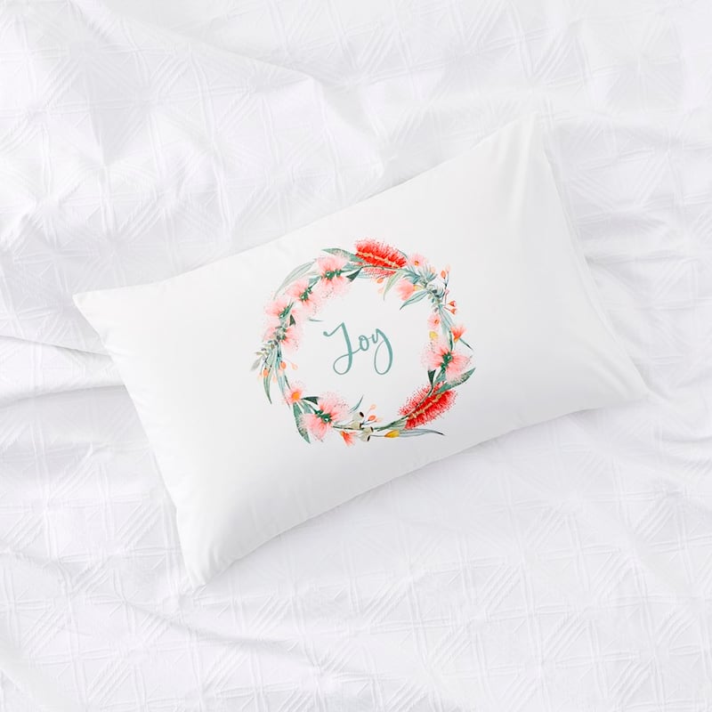 Each Joy Text Pillowcase