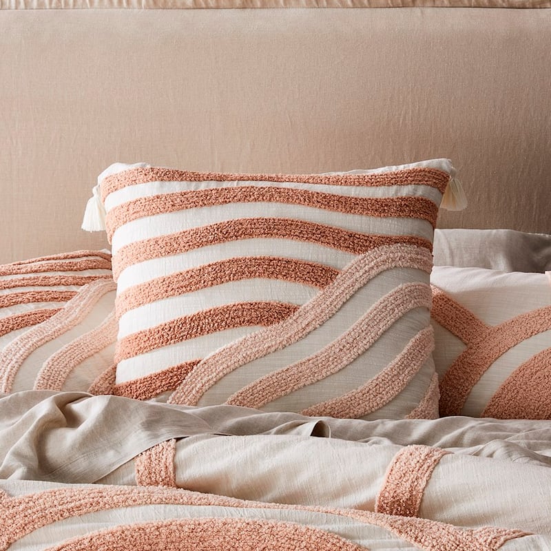 Sunburst Chenille Dusty Peach Pillowcase
