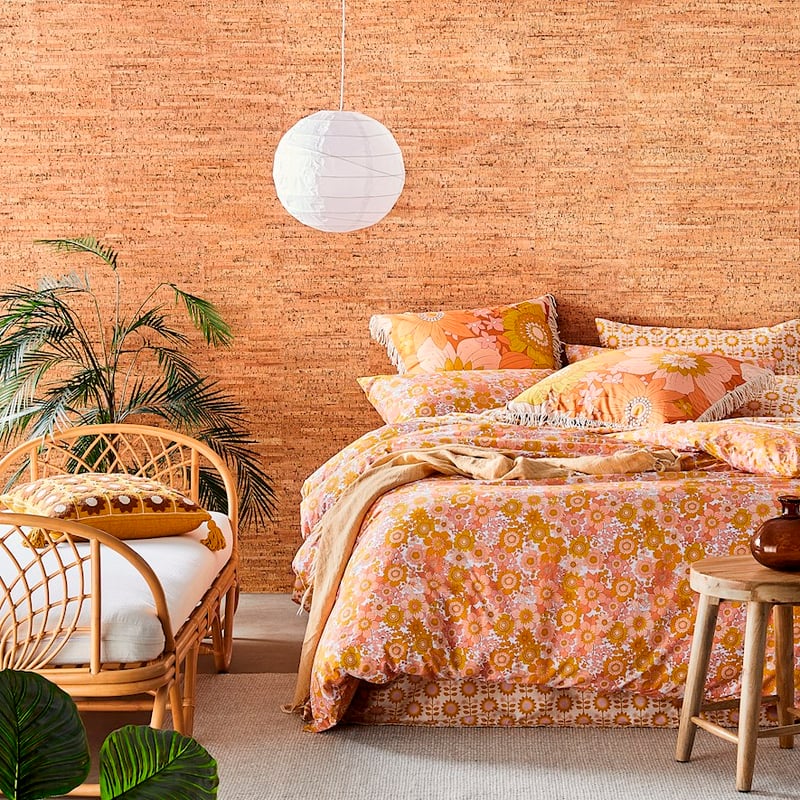 Cynthia Floral Golden Pillowcase