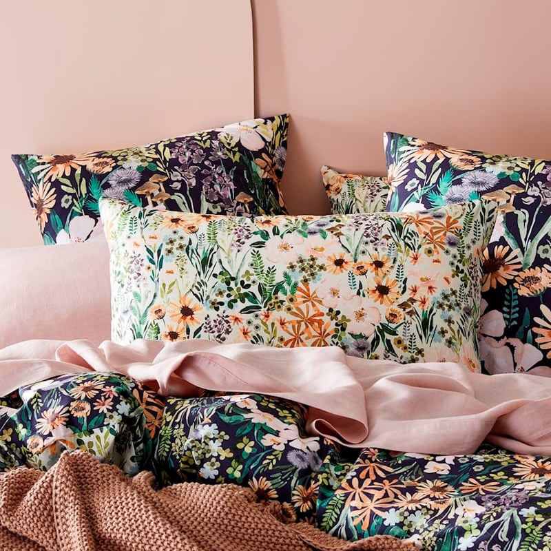 Wild Garden Pale Green Pillowcase