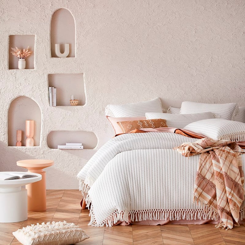 Victoria Off White Quilted Pillowcase