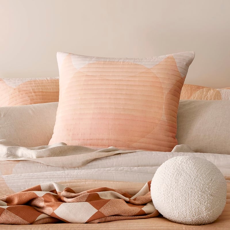 Autumn Moon Earth Quilted Pillowcase