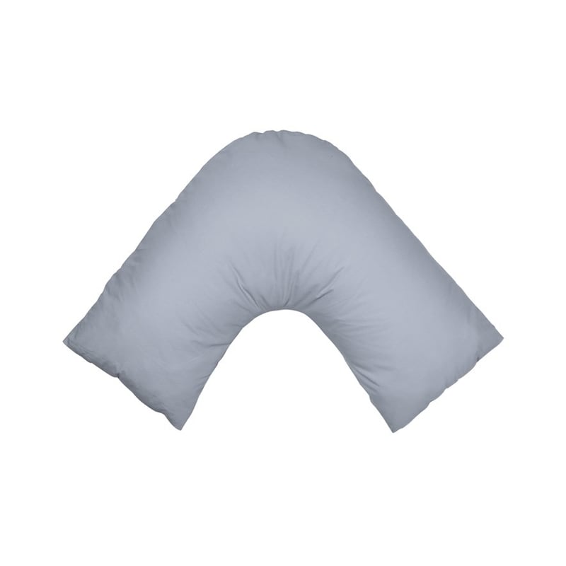 Fresh Sky Grey U Shape Pillowcases U Shape