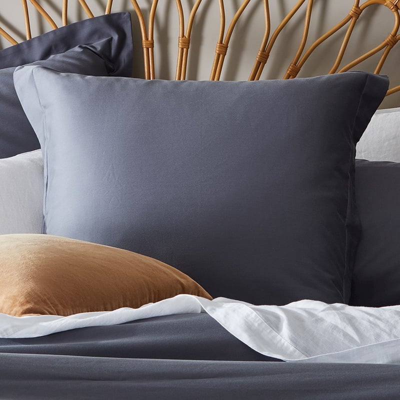 600TC Cotton Bamboo Indigo Pillowcase