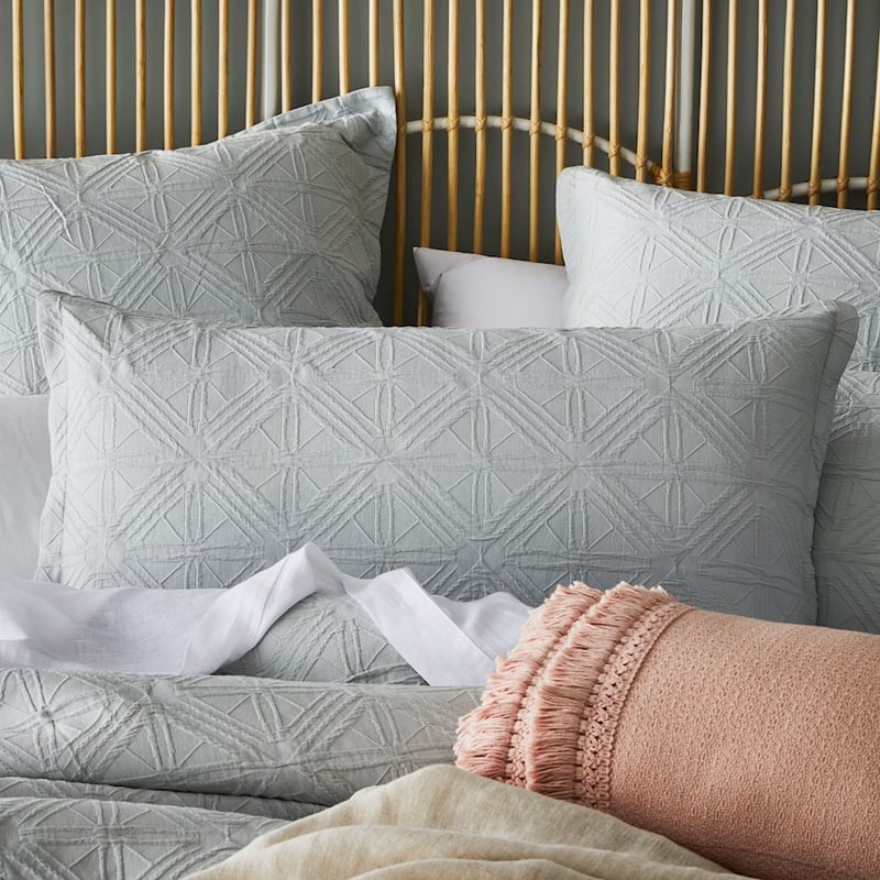 Villa Milky Blue Pillowcase