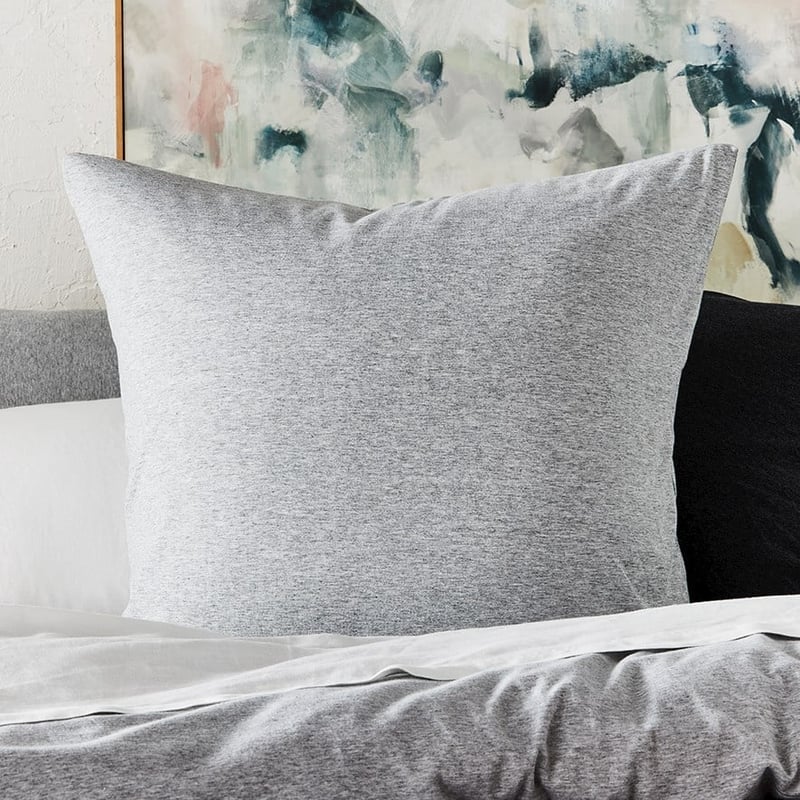 Ultra Soft Jersey Grey Marble Pillowcase