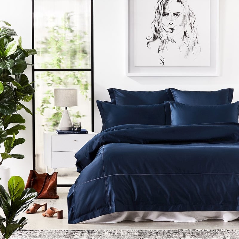 Luxury Collection Royal Navy Tailored Pillowcases