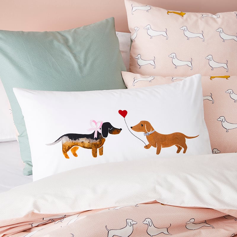 Valentine's Day Text Pillowcase Be My Valentine