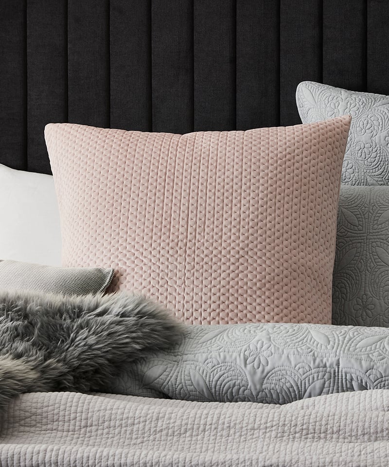 Velvet European Pillowcase Lotus