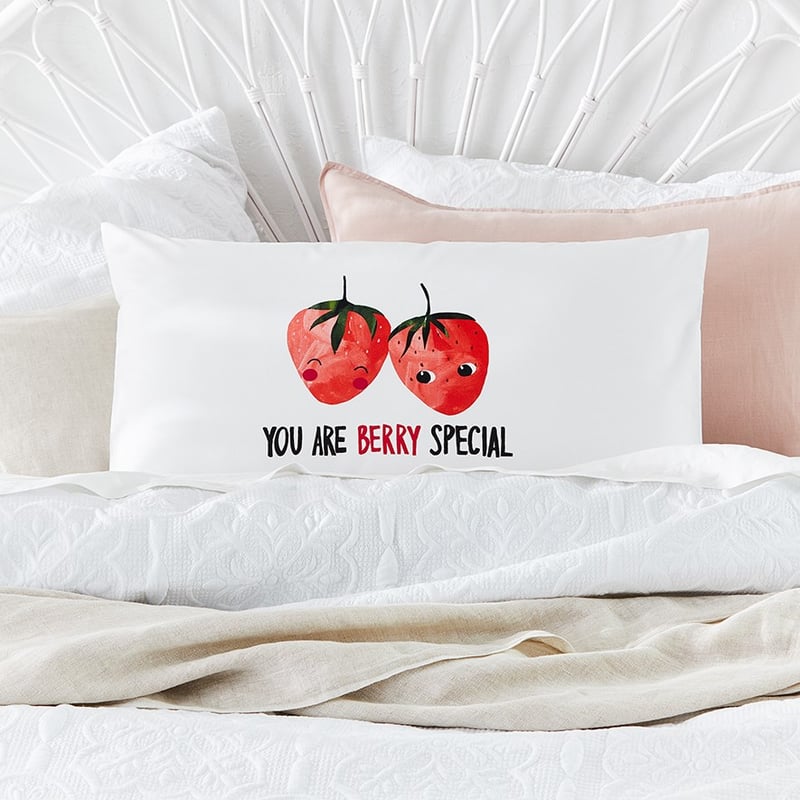 Berry Special Text Pillowcase 