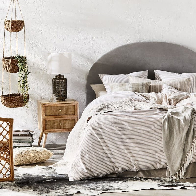 Vintage Washed Linen Stripe Pillowcase