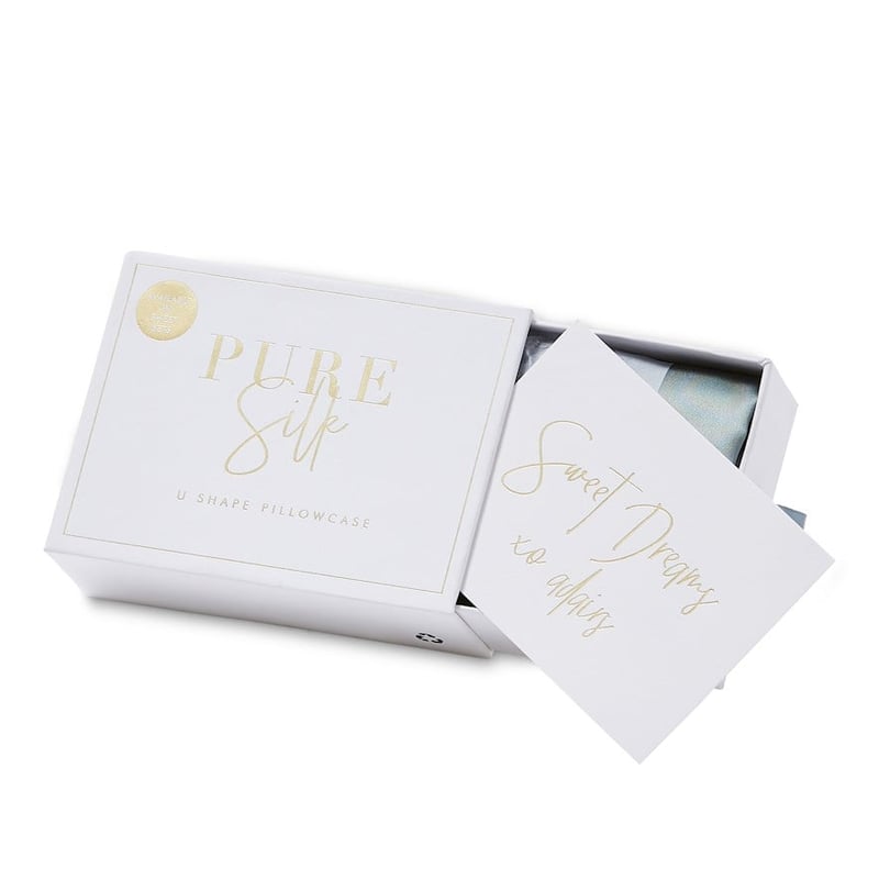 Pure Silk Sage U Shape Pillowcase