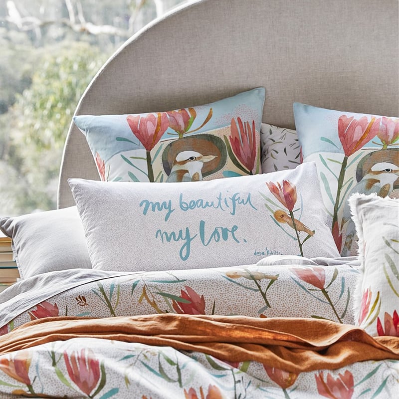 Dana Kinter My Beautiful My Love Text Pillowcase