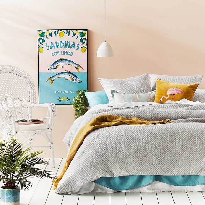 Colvin Silver Blue Pillowcase