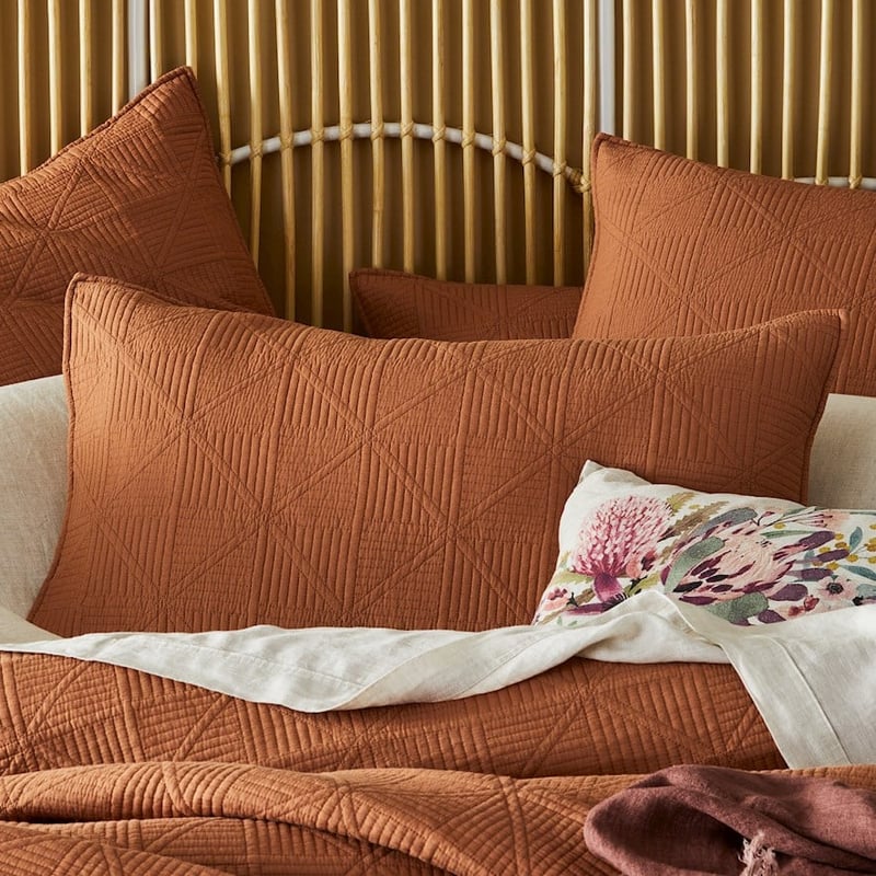 Prism Quilted Clay Pillowcase
