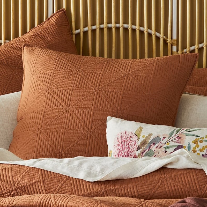 Prism Quilted Clay Pillowcase