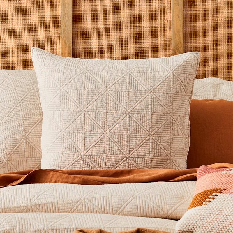 Prism Quilted Sand Pillowcase