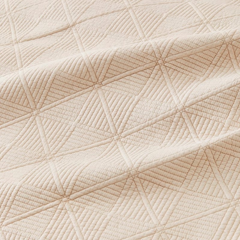 Prism Quilted Sand Pillowcase