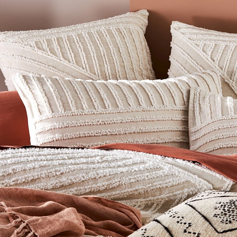 Kian Natural Chenille Pillowcase