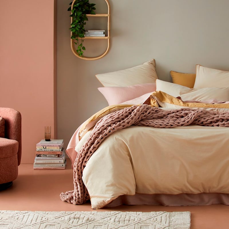Two Toned Cashew Stonewashed Pillowcase