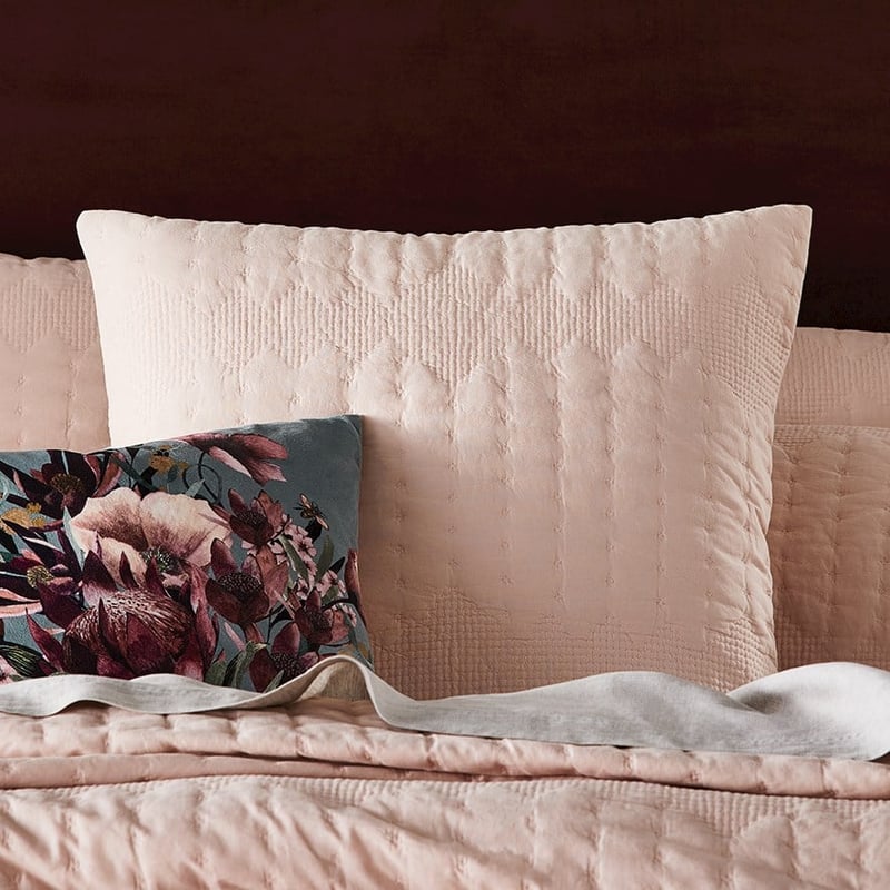 Tamara Rose Dust Quilted Pillowcase