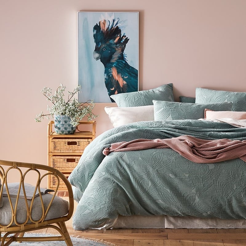 Alice Matelasse Sage Pillowcase