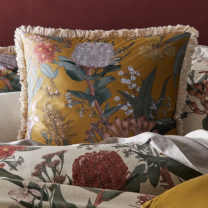 Grevillea Natural Pillowcase