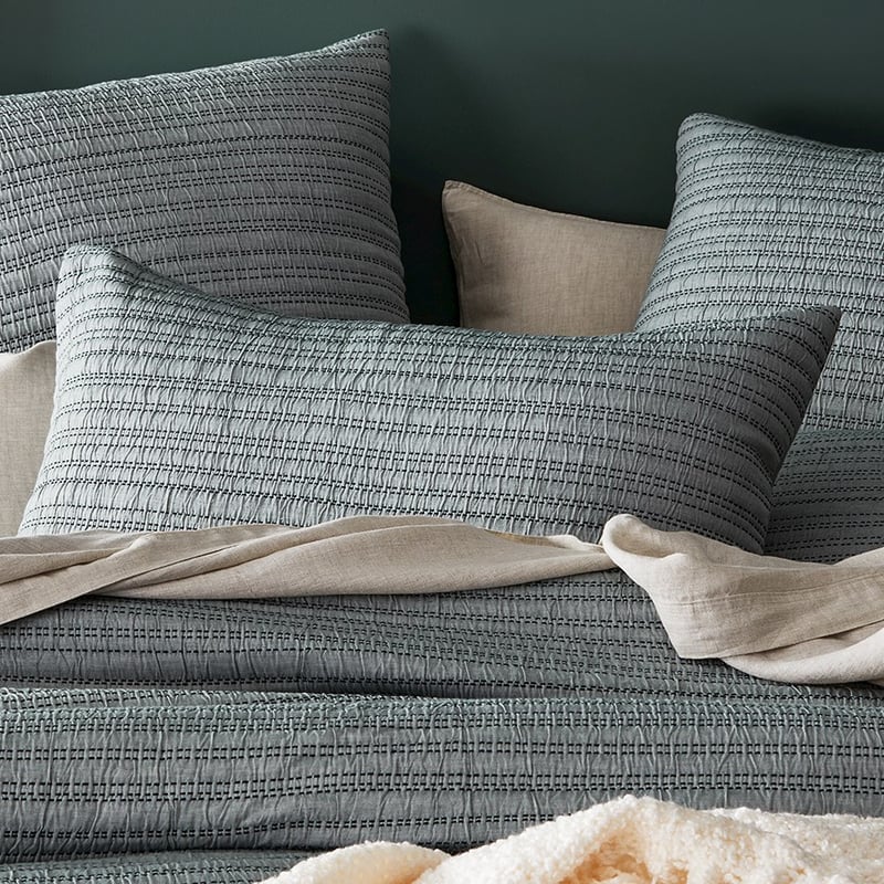 Hayman Quilted Pine Pillowcases