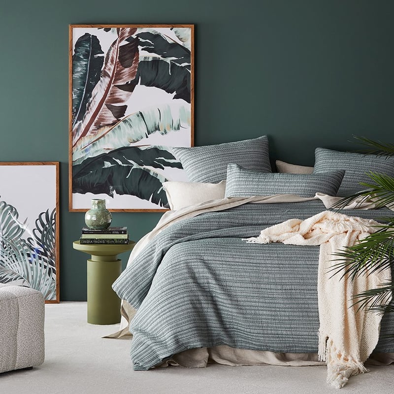 Hayman Quilted Pine Pillowcases