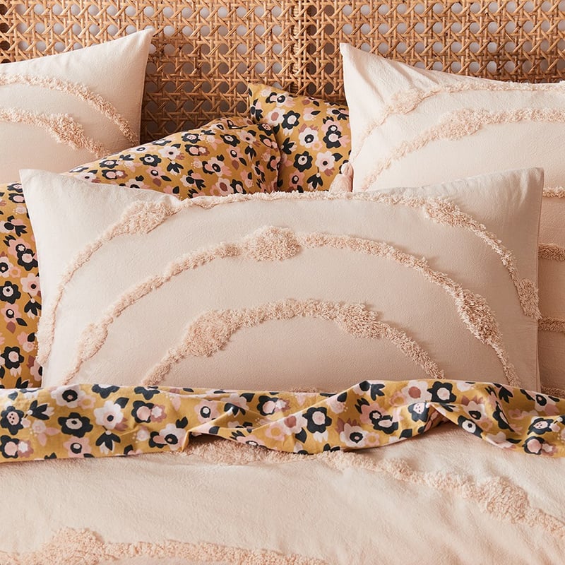 Sunrise Tufted Apricot Pillowcase