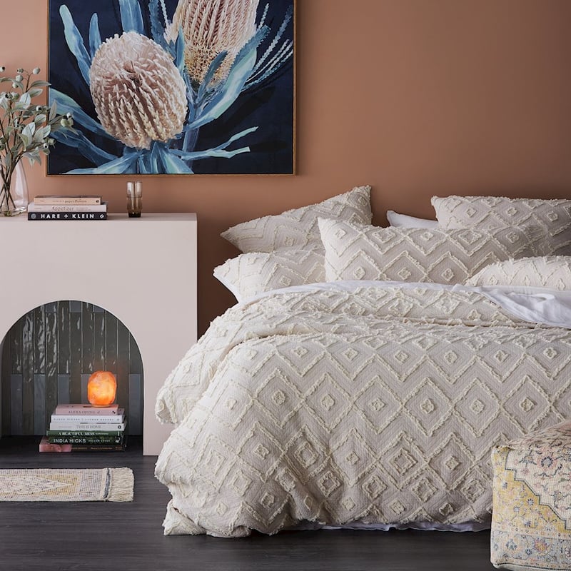 Caitlin Matelasse Misty Rose Pillowcase