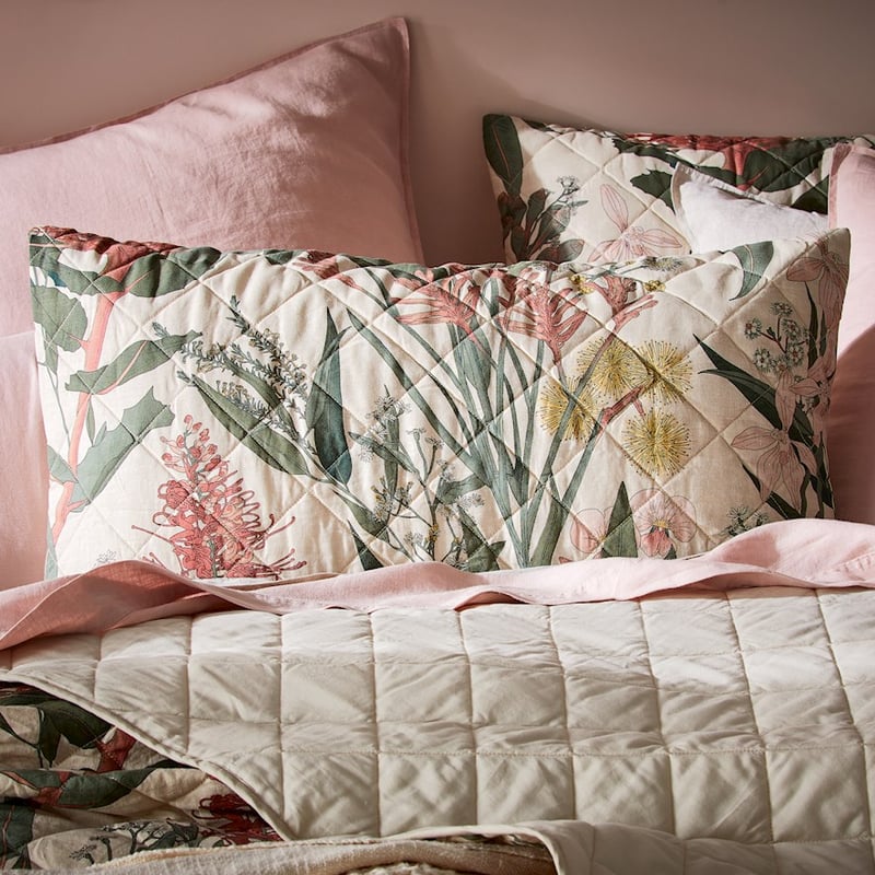 Grevillea Multi Quilted Pillowcase