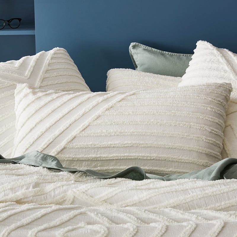 Harlow Tufted Off White Pillowcase