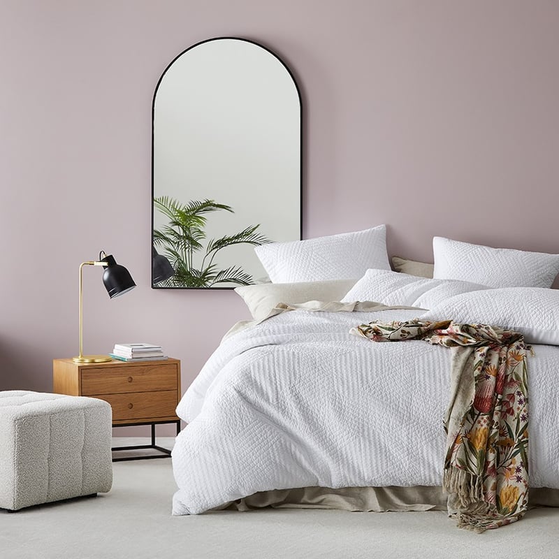 Kaito Quilted White Quilt Cover