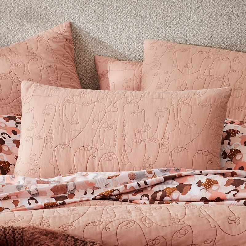 Sisterhood Quilted Rose Pillowcase