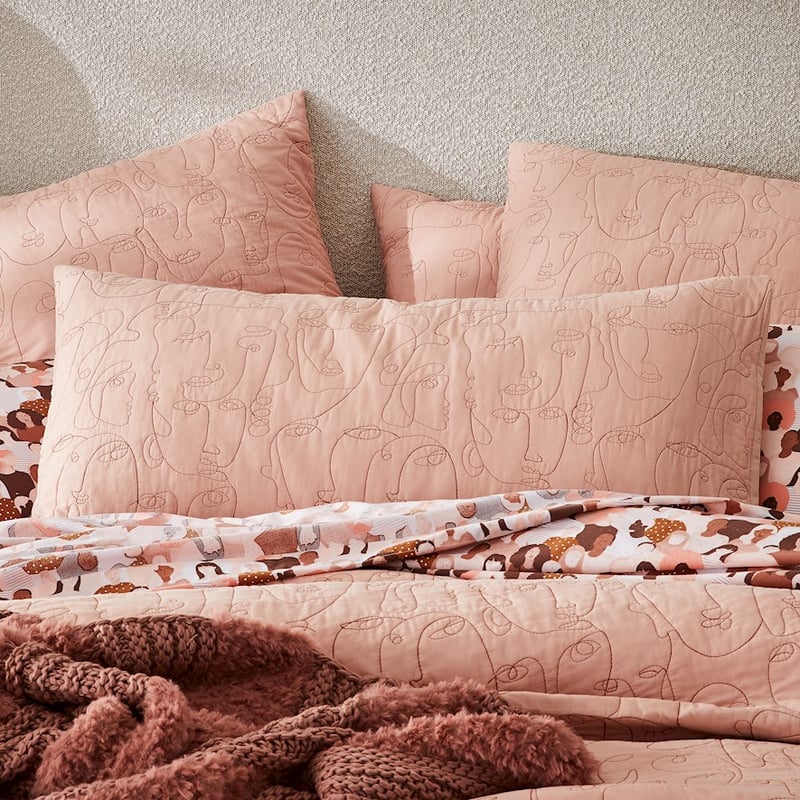 Sisterhood Quilted Rose Pillowcase