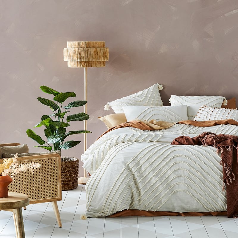 Ollie Tufted Vanilla Pillowcase